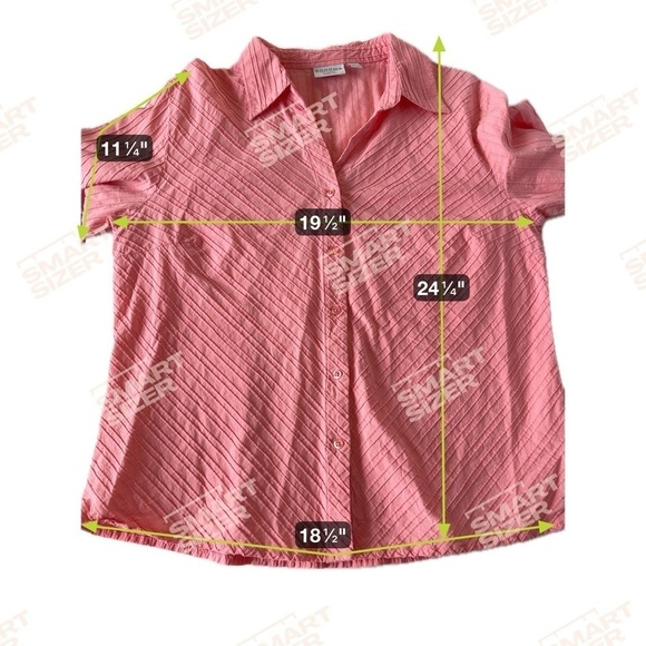 Sonoma Pink Women's Button-Up Shirt Sz XL - Picture 10 of 10